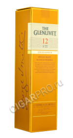 подарочная упаковка glenlivet 12 excellence 0,7 l