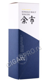 подарочная упаковка виски nikka single malt yoichi 0.7л