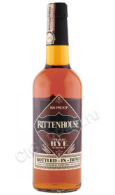 виски rittenhouse straight rye bottled in bond 0.75л