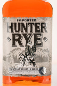 этикетка canadian hunter rye whiskey 0.75l