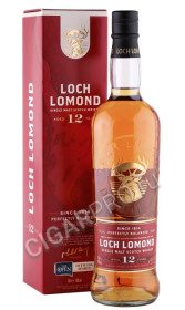 виски loch lomond 12 years 12 лет 0.7л в подарочной упаковке