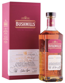 виски bushmills 16 years 0.7л в подарочной упаковке