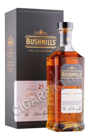 виски bushmills 21 years 0.7л в подарочной упаковке