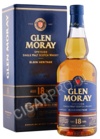 виски glen moray elgin heritage 18 years old 0.7л в подарочной упаковке