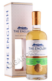 виски the english small bath release smokey oak 0.7л в подарочной упаковке