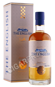 виски the english smokey 0.7л в подарочной упаковке