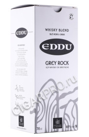 подарочная упаковка виски eddu grey rock 0.7л