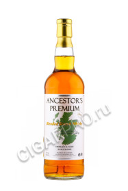 ancestors premium blended skotch купить виски ансесторс премиум блендед скотч 0.7л цена