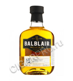 виски balblair 15 years 0.7 l