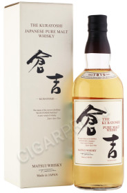 виски the kurayoshi pure malt 0.7л в подарочной упаковке