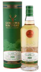 виски gordon & macphail discovery tomatin 2009г 0.7л в подарочной тубе