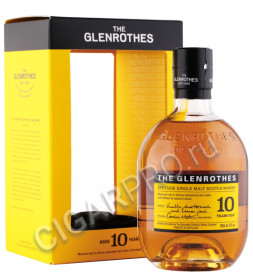 виски glenrothes speyside single malt 10 years 0.7л в подарочной упаковке