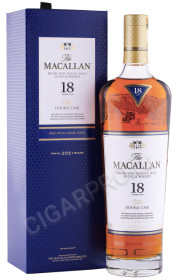 виски macallan double cask 18 years old 0.7л в подарочной упаковке