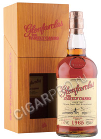 виски glenfarclas family casks 1965г 0.7л в деревянной упаковке