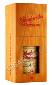 деревянная упаковка виски glenfarclas family casks 2004г 0.7л