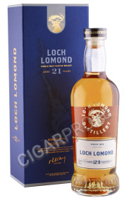 виски loch lomond 21 years old 0.7л в подарочной упаковке