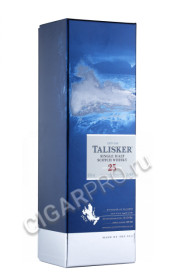 подарочная упаковка виски talisker 25 years old 0.7л