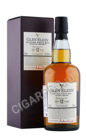 виски glen elgin malt 12 yo 0.7л в подарочной упаковке
