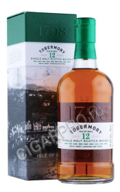 виски tobermory 12 years old 0.7л в подарочной упаковке