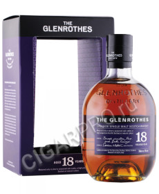 виски glenrothes 18 years old 0.7л в подарочной упаковке