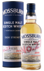 виски mossburn vintage casks №27 glen spey 0.7л в подарочной тубе