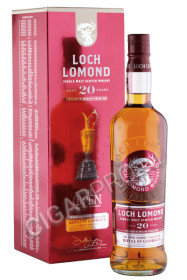 виски loch lomond single malt scotch whisky aged 20 yo 0.7л в подарочной упаковке