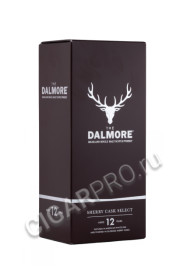 подарочная упаковка dalmore 12 years old sherry cask select 0.7л