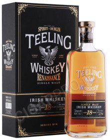 виски teeling renaissance series 3 single malt irish whiskey 18 years old 0.7л в подарочной упаковке