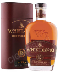 виски whistlepig 12 year old 0.7л в подарочной упаковке