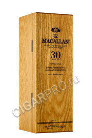 подарочная упаковка macallan double cask 30 years old 0.7л