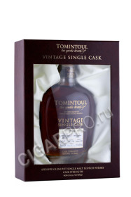 подарочная упаковка виски tomintoul speyside glenlivet 1994 0.7л