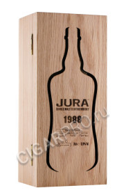 деревянная упаковка виски jura rare vintage 1988 0.7л
