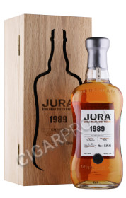 виски jura rare vintage 1989 0.7л в деревянной упаковке