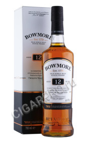 виски bowmore 12 years 0.7л в подарочной упаковке