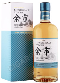виски nikka yoichi single malt non peated 0.7л в подарочной упаковке