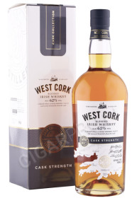 виски west cork cask strength 0.7л в подарочной упаковке