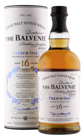 виски balvenie french oak finished in pineau casks 16 years 0.7л в подарочной тубе