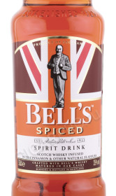 этикетка виски bells spiced 0.5л