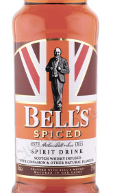 этикетка виски bells spiced 0.7л