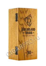 деревянная упаковка highland park 30 years 0.7л