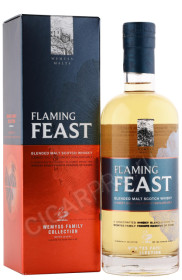 виски flaming feast 0.7л в подарочной упаковке