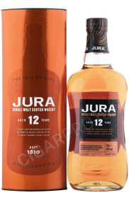 виски jura 12 years old 0.7л в подарочной тубе