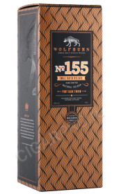 подарочная упаковка виски wolfburn small batch №155 0.7л