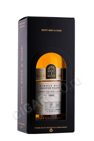 подарочная упаковка виски berry bros and rudd secret speyside distillery 1992 0.7л