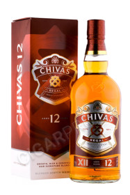виски chivas regal 12 years 1л в подарочной упаковке