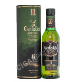 шотландский виски glenfiddich 12 years old 375ml виски гленфиддик 12 лет 375мл