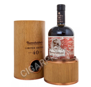 шотландский виски bunnahabhain aged 40 years limited edition 0.7l виски буннахавэн эйджид 40 еарс лимитед эдишн 0.7л