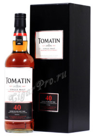 шотландский виски tomatin 40 years виски томатин 40 лет