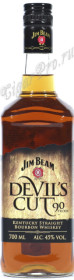 американский виски бурбон jim beam devil’s cut виски джим бим девилс кат