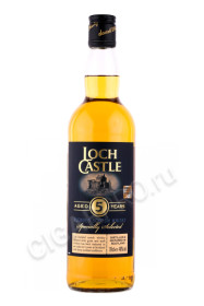 виски loch castle 5 years blended scotch whiskey 0.7л